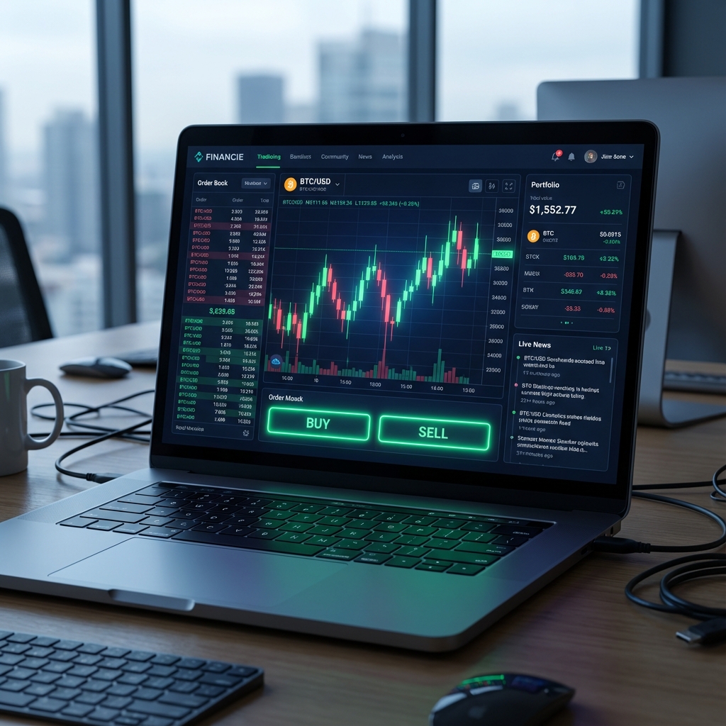 Trading platform interface